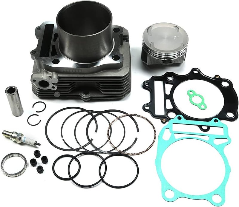 Jetuplusllc Cylinder Piston Gasket Top End Rebuild Kit Compatible With Artic Cat 400 2004-2008 375 2002, For Suzuki Eiger 400 2002-2007, For King Quad 400 2008-2022 - Image 3